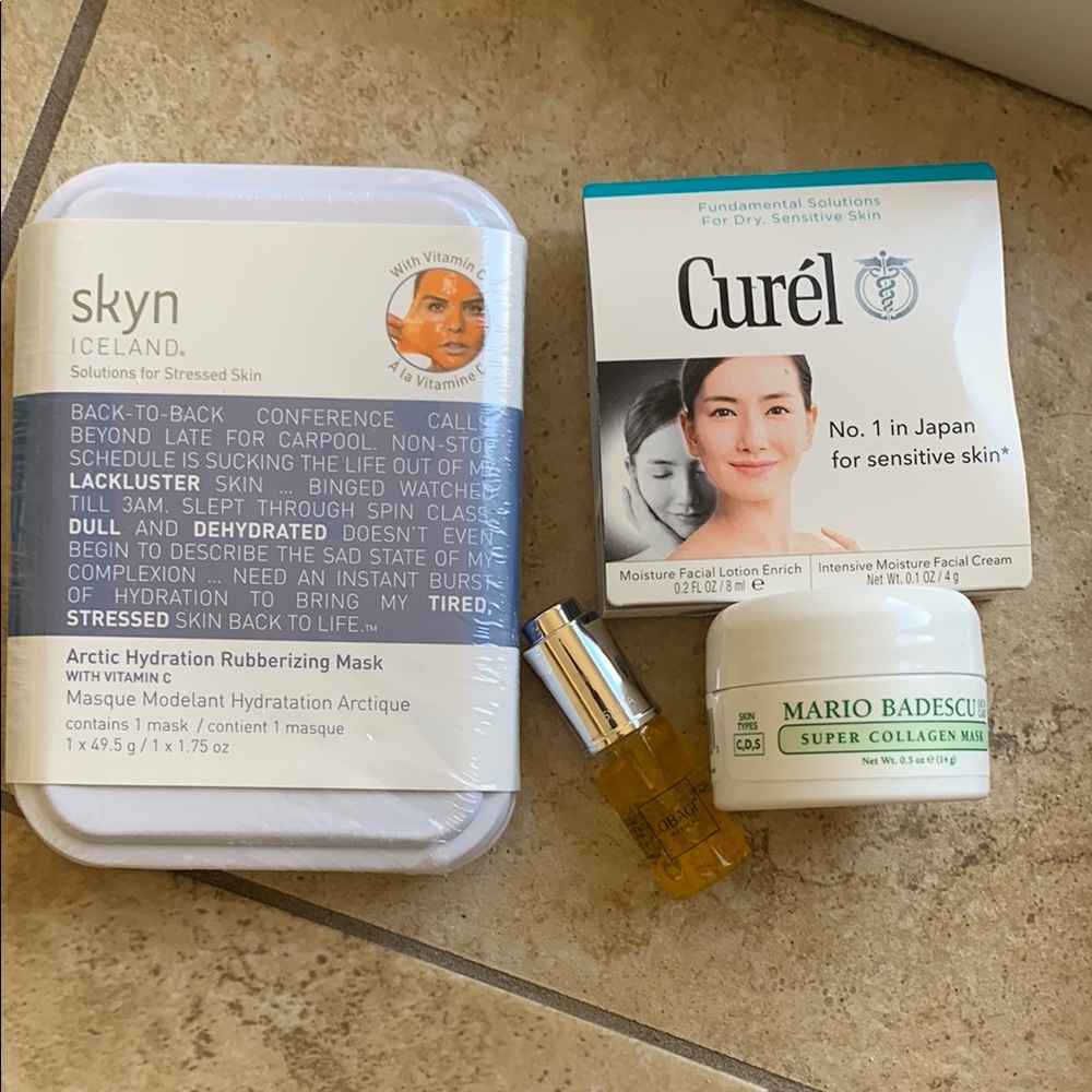 Skyn Iceland Vitamin C Mask - Mario Badescu Collagen Mask - Obagi